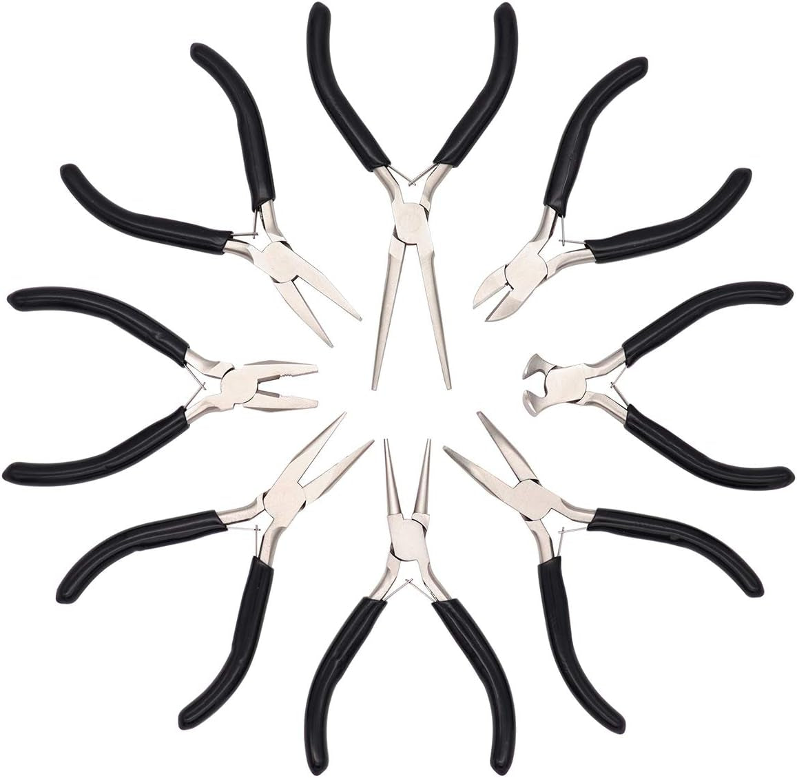 Jewelry Pliers - 8Pcs Jewelry Making Pliers Tools Kit - Pliers for Jewelry Making, Repair, Wire Wrapping, Crafts