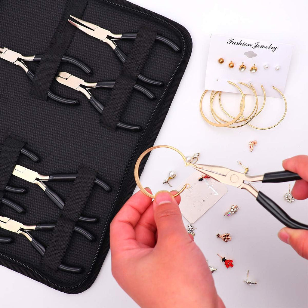 Jewelry Pliers - 8Pcs Jewelry Making Pliers Tools Kit - Pliers for Jewelry Making, Repair, Wire Wrapping, Crafts