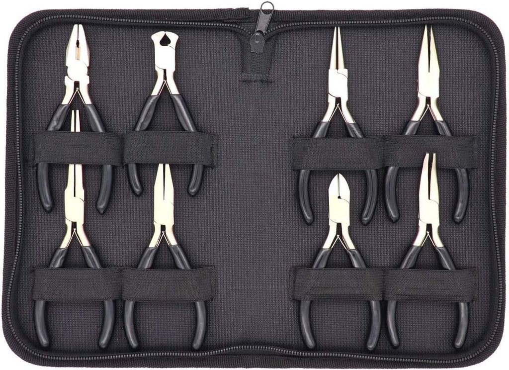 Jewelry Pliers - 8Pcs Jewelry Making Pliers Tools Kit - Pliers for Jewelry Making, Repair, Wire Wrapping, Crafts